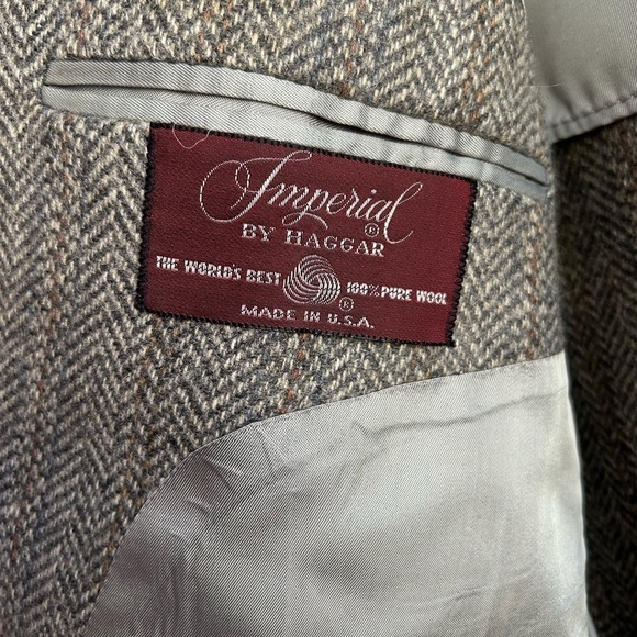 Imperial by Haggar Wool Sports Coat • Size: 42L • Used - Picture 7 of 8